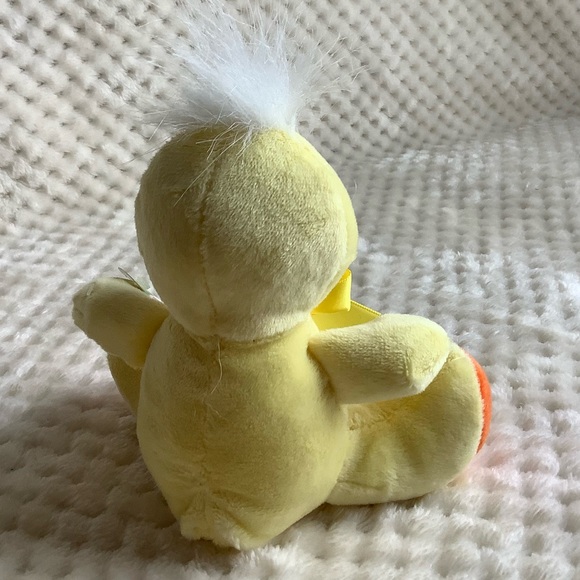 Cute Little Plush Yellow Duck Stuffed Animal Toy - Picture 3 of 7